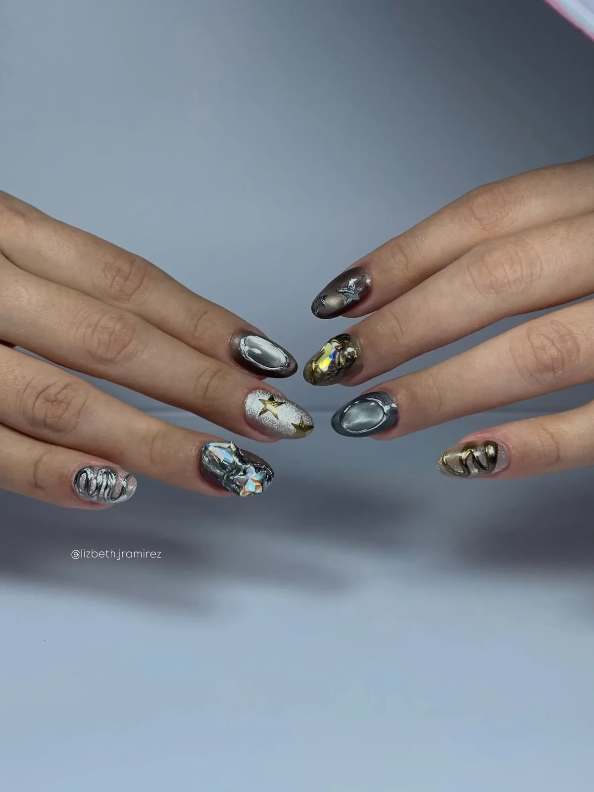 Diseño de uñas realizado en Estética Rachelle en Misantla, muestra 8
